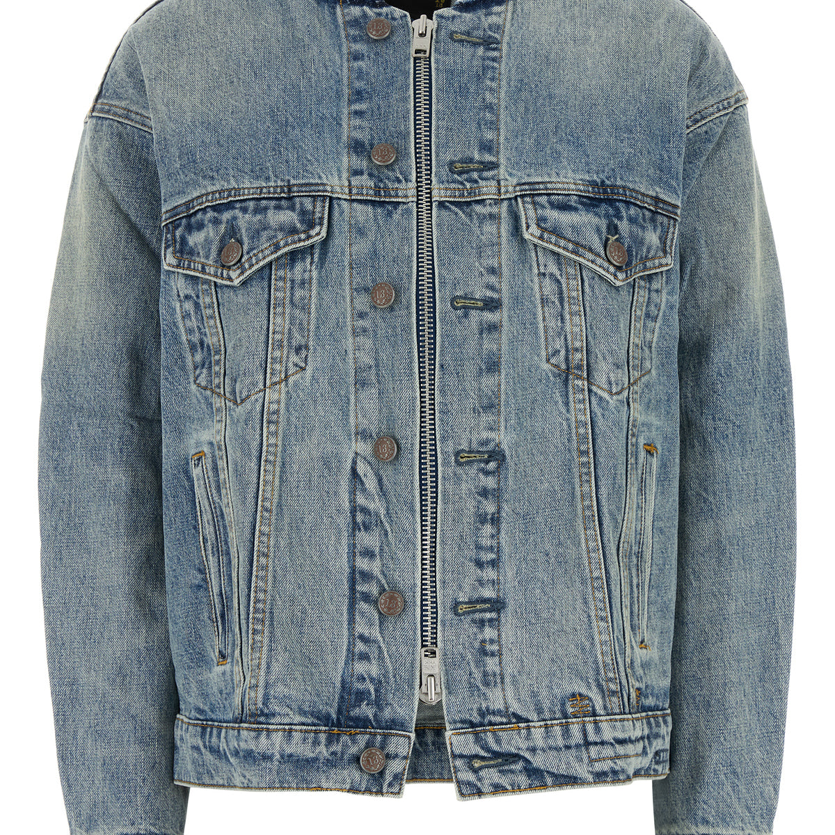 Dsquared2 Giubbino In Denim Blu Sfumato DQ01GT-D00YA main image 1