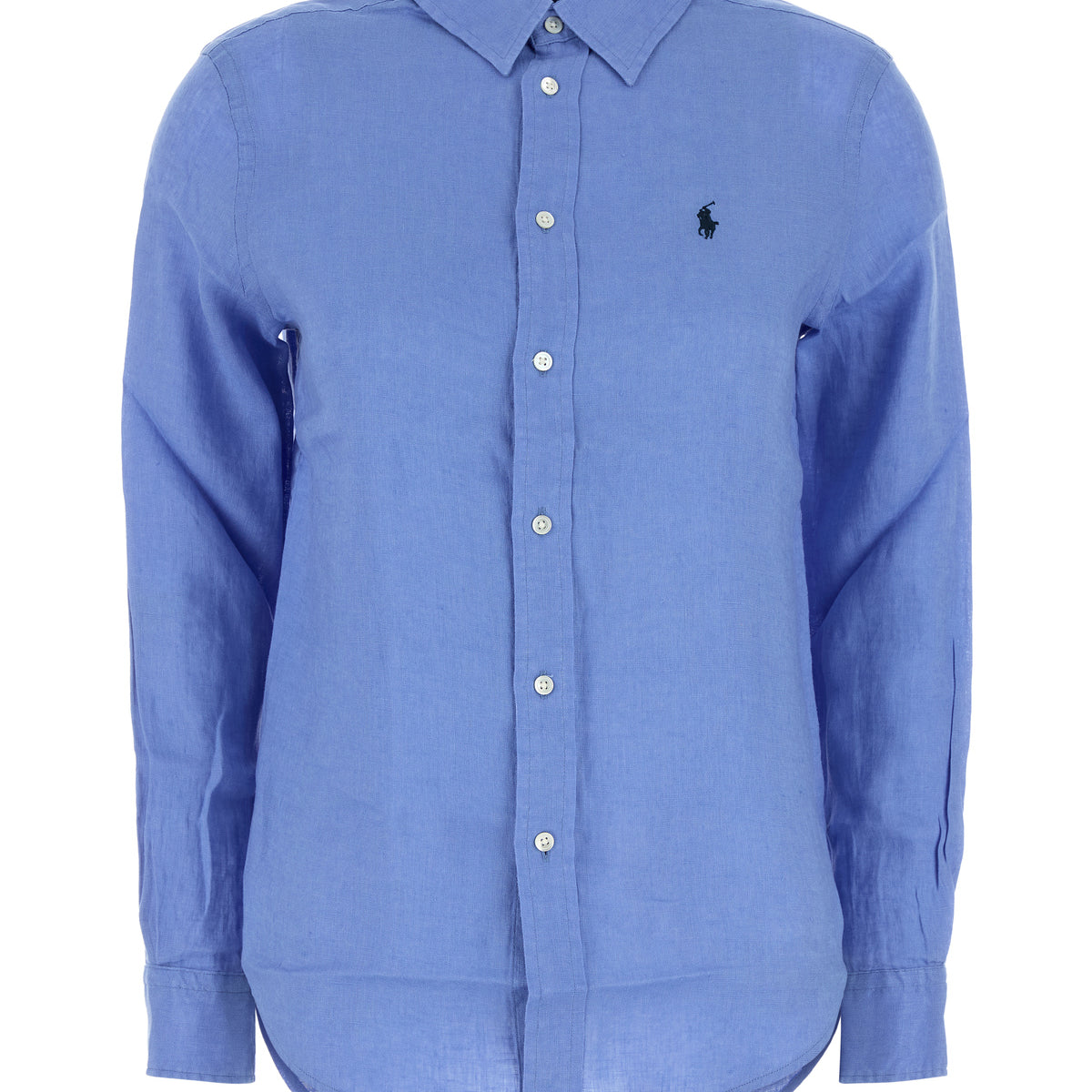 Celiana Shirt with Ruffle - Blue main image 0