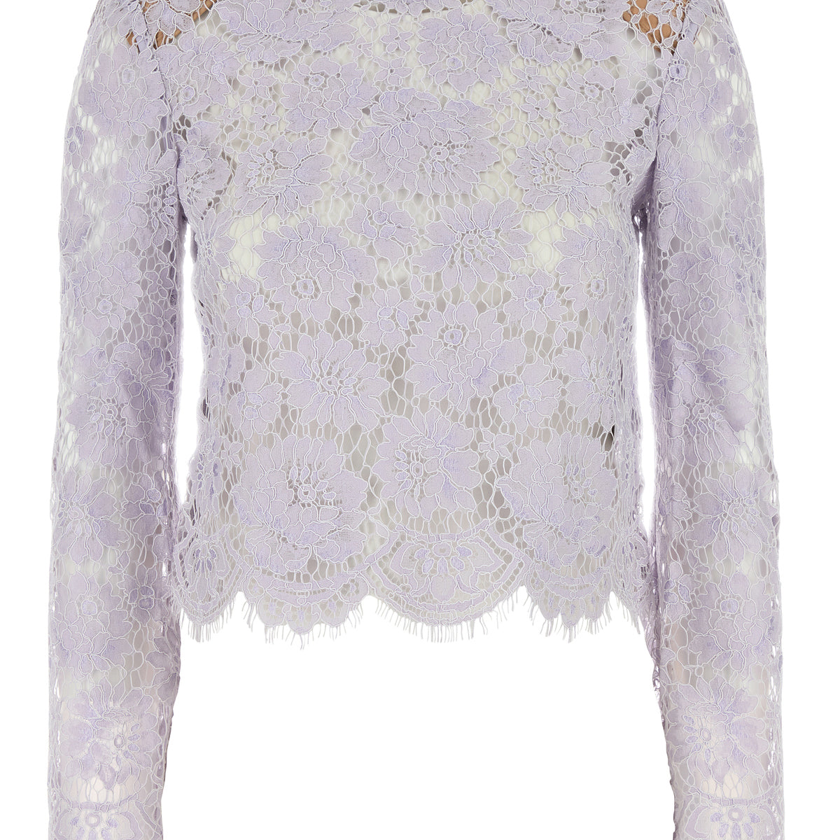 Meadow Lace Top Dusty Lilac