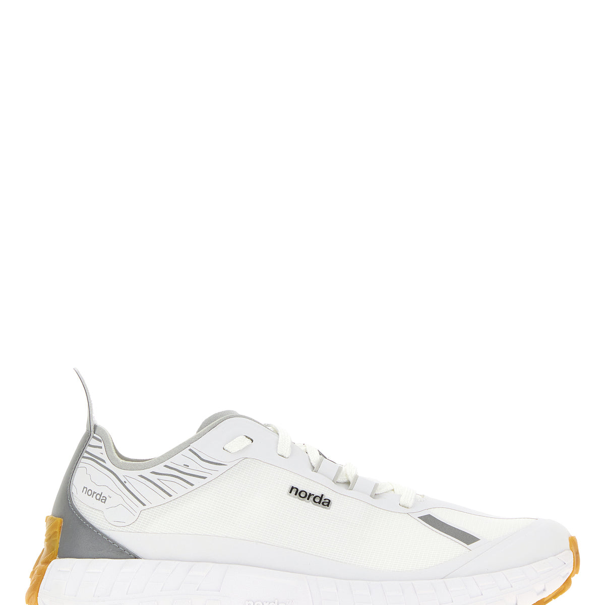 PRA PRINTED COTTON SNEAKERS WHITE CANVAS