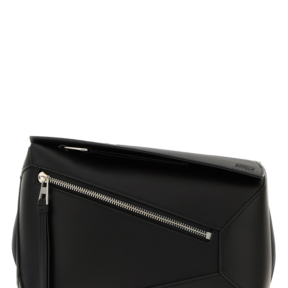 Marsupio In Pelle Nera Oakridge Da Viaggio Unisex | 4 Scomparti Con Zip, Cintura Regolabile - 3