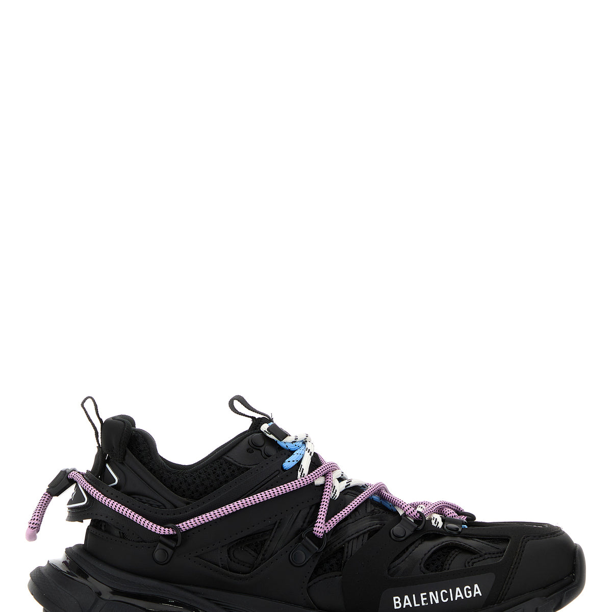 Black mesh and rubber Track Trail Laces sneakers – G&B