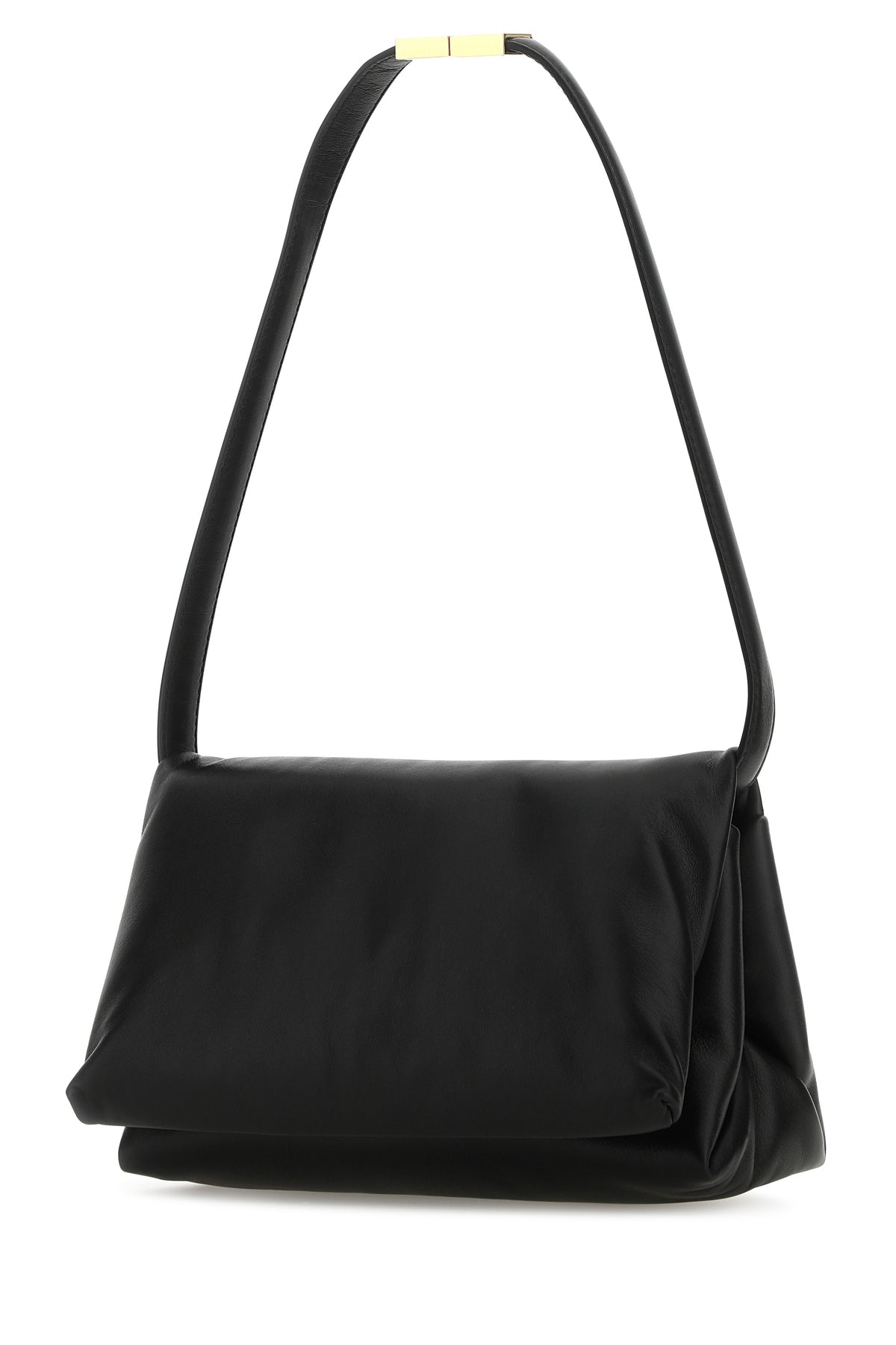 마르니 블랙 레더 Prisma 숄더백 SBMP0122UOP5298 00N99