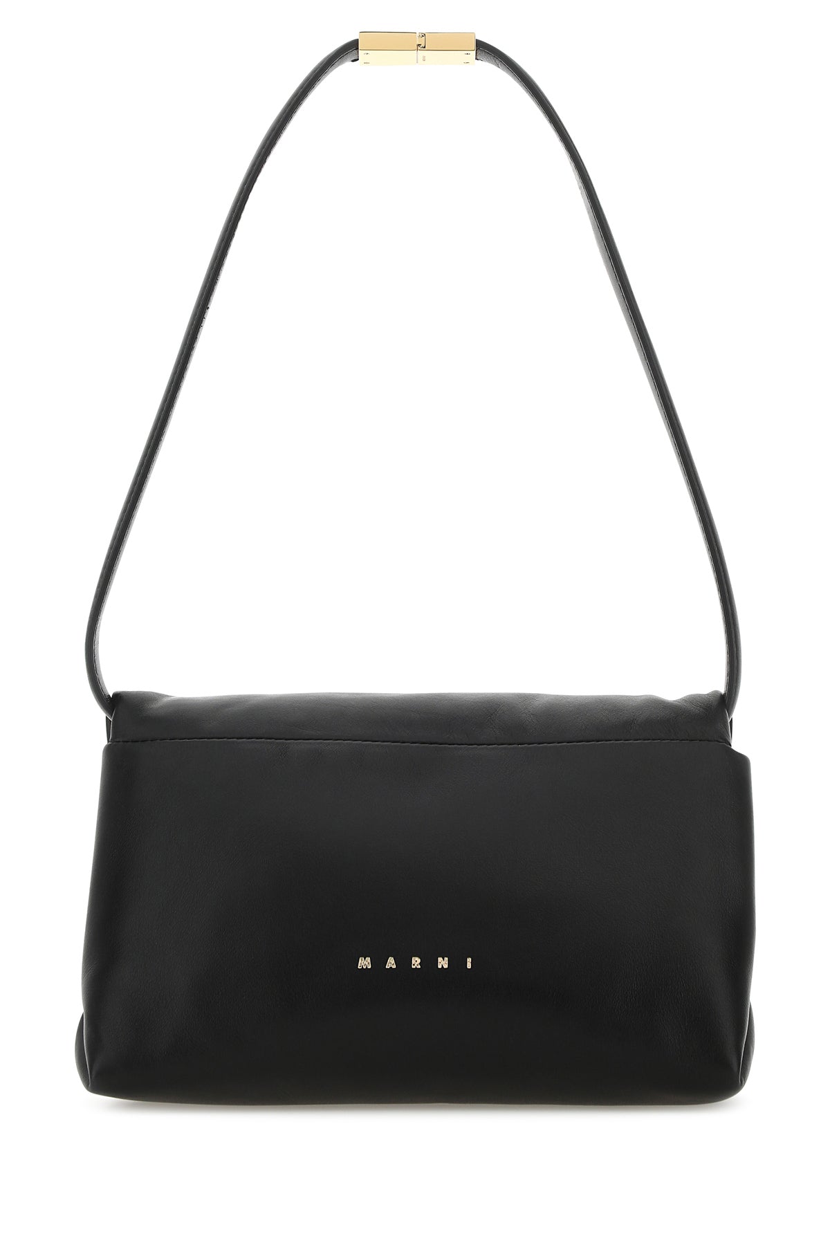 마르니 블랙 레더 Prisma 숄더백 SBMP0122UOP5298 00N99