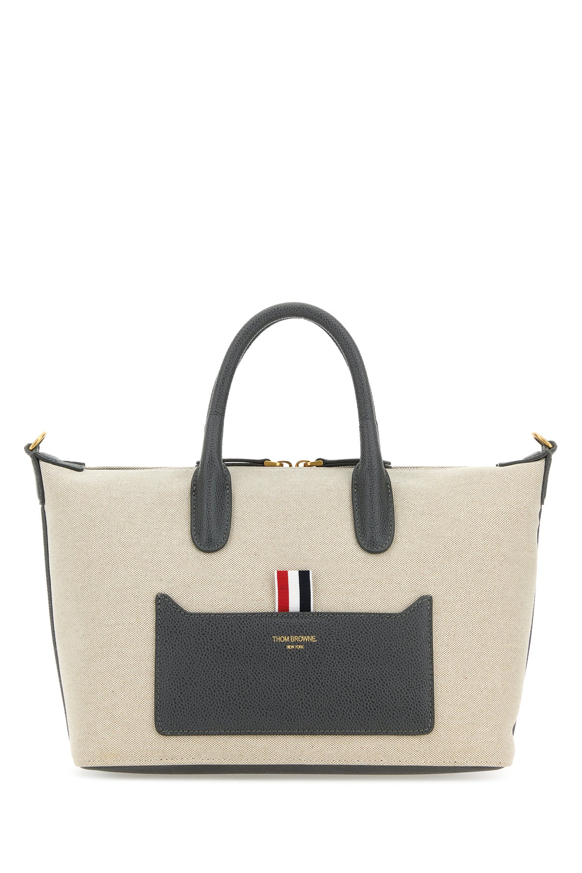 톰브라운 샌드 캔버스 Duffle 스몰 핸드백 UAG164AF0492 255
