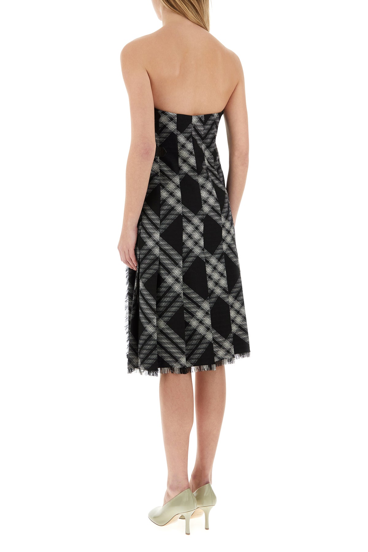 ワンピース Burberry SS24 Embroidered wool dress (8083033 A7680) Embroidered wool dress – G&B