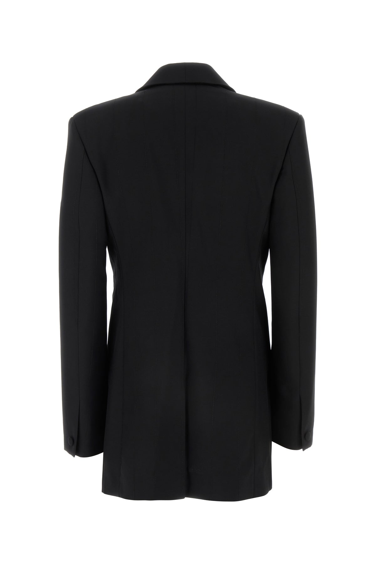 Black stretch wool blend blazer – G&B