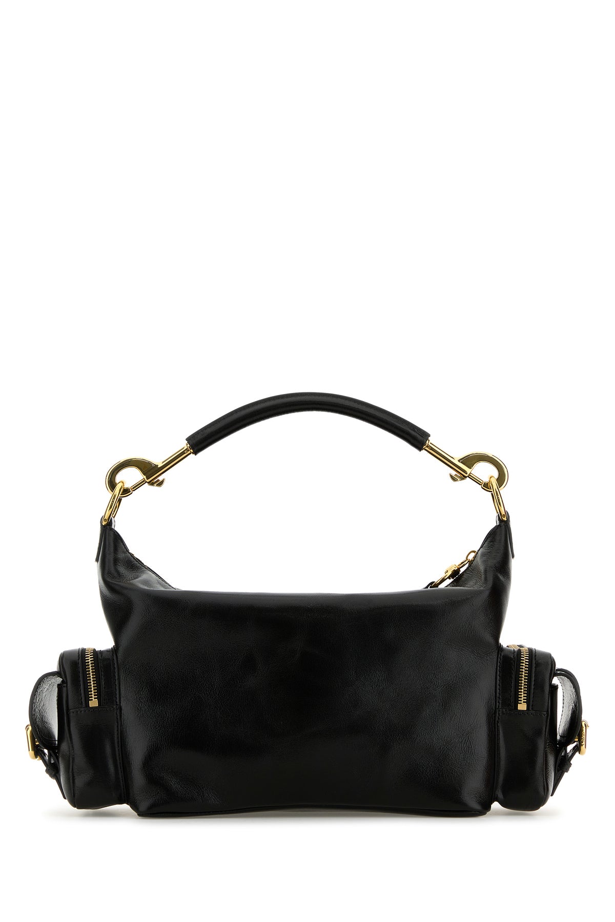 끌로에 블랙 레더 카메라백 핸드백 CHC24AS533N83 001