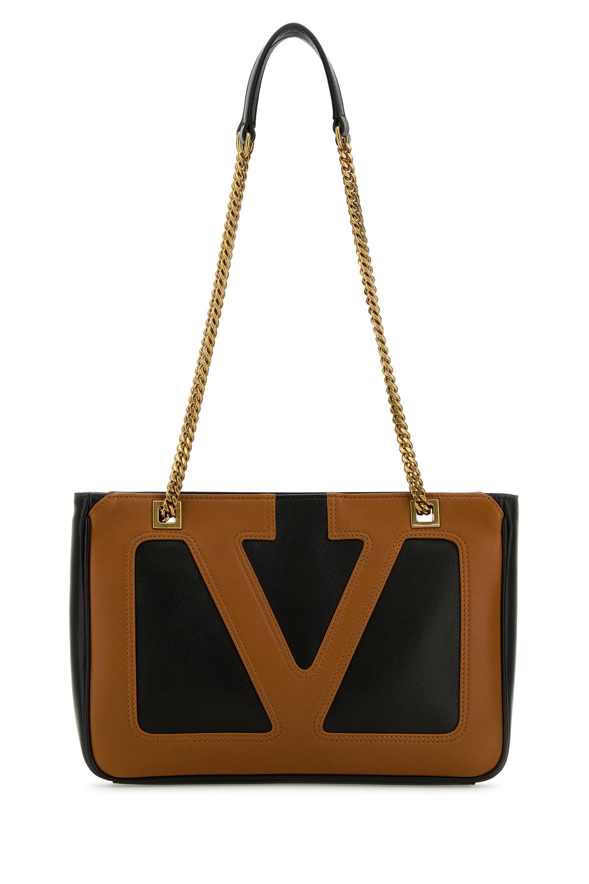 VALENTINO GARAVANI 블랙 나파 레더 스몰 비바 슈퍼스타 숄더백 6W2B0R14PTJ RFA