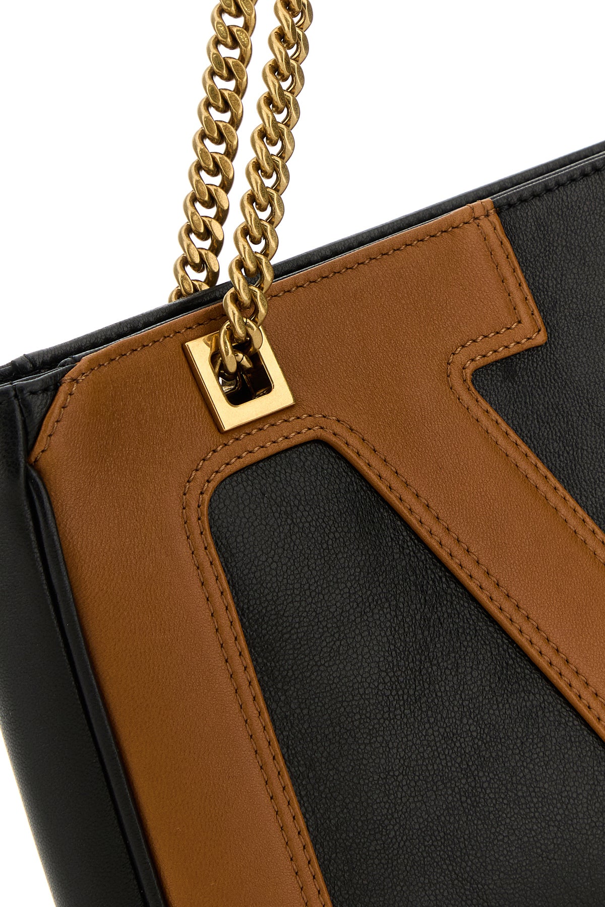 VALENTINO GARAVANI 블랙 나파 레더 스몰 비바 슈퍼스타 숄더백 6W2B0R14PTJ RFA