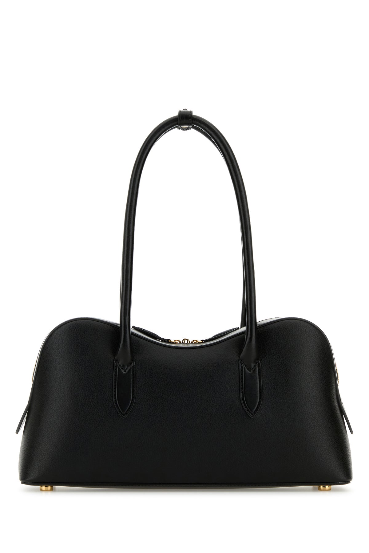 STELLA MCCARTNEY 블랙 합성 소재 레더 라이더 미디엄 숄더백 7B0138WP0533 1000