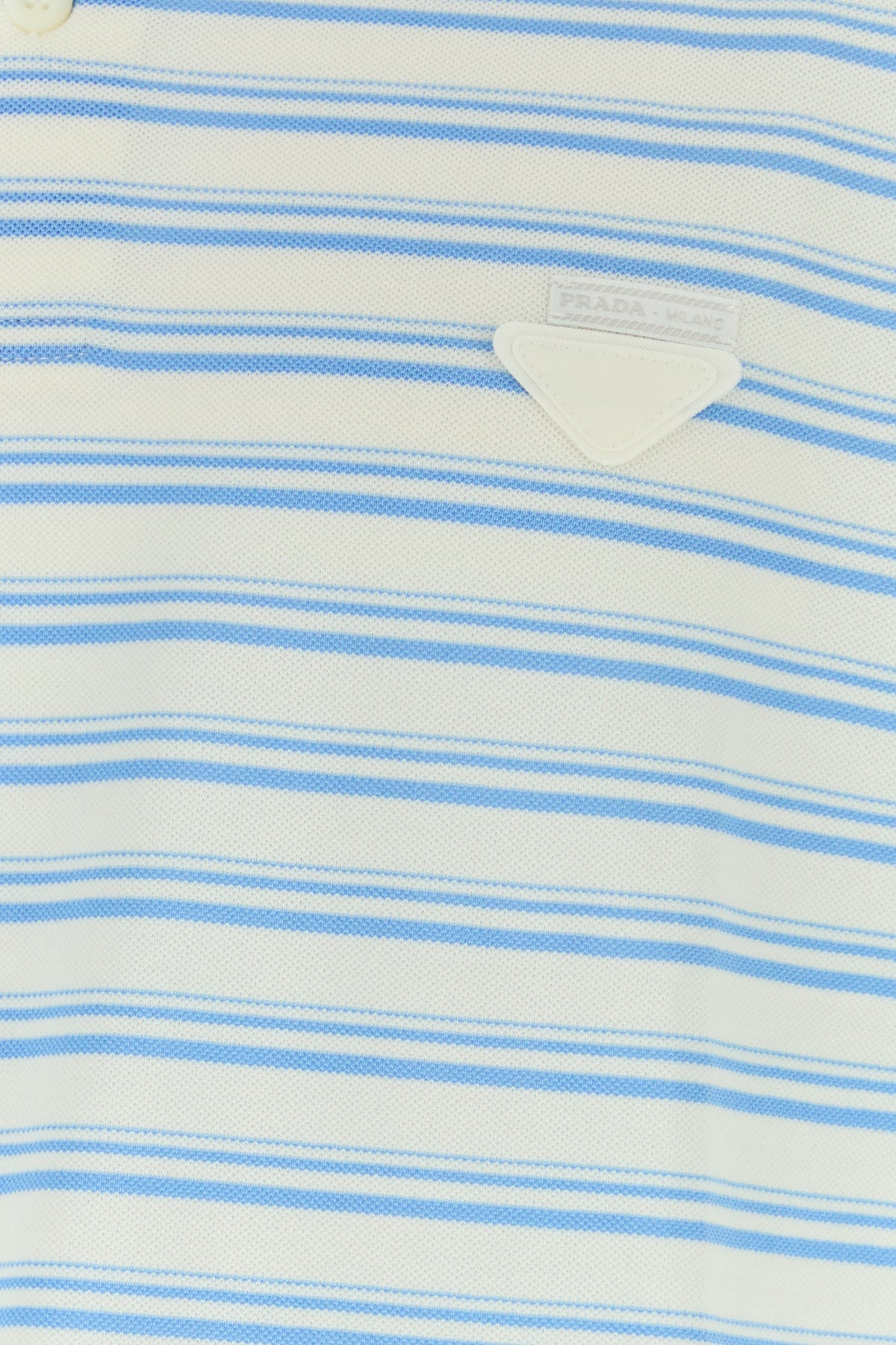 Tシャツ・カットソー PRADA Embroidered piquet polo shirt (UJN765SWMO17KS F0W3B) Embroidered piquet polo shirt – G&B