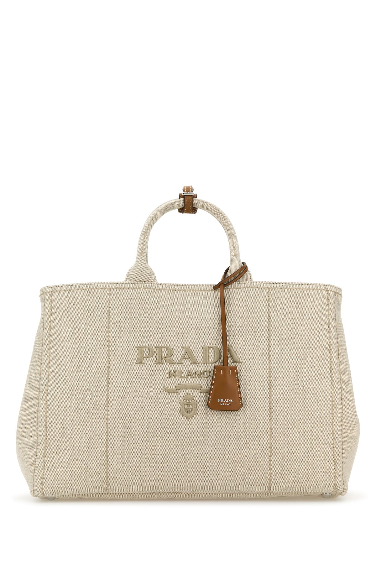2-Way バッグ・カバン Prada Sand Canvas Handbag