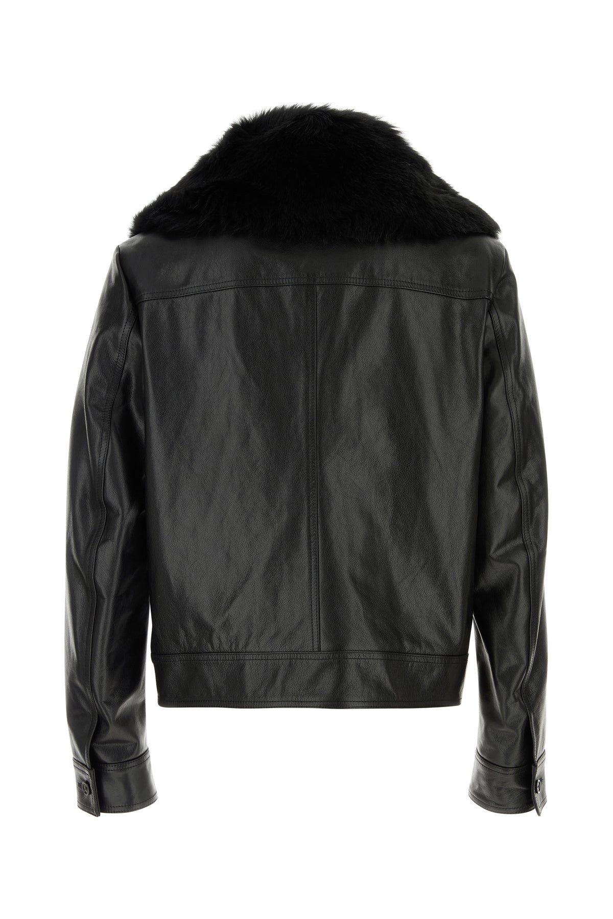 Giacca in pelle nera – G&B1