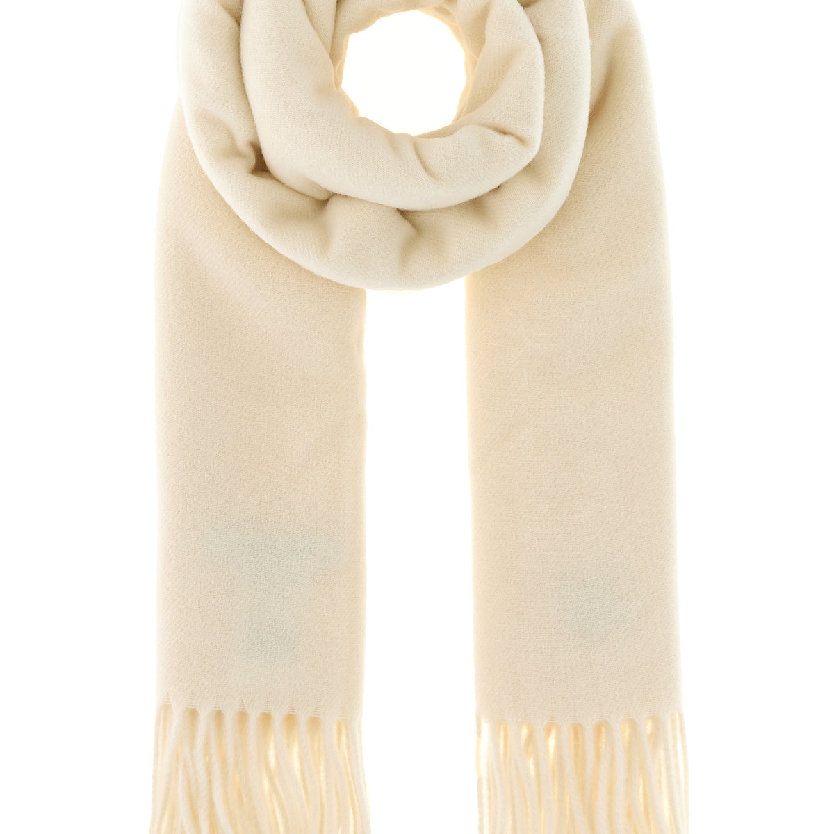Ivory wool wool scarf – G&B