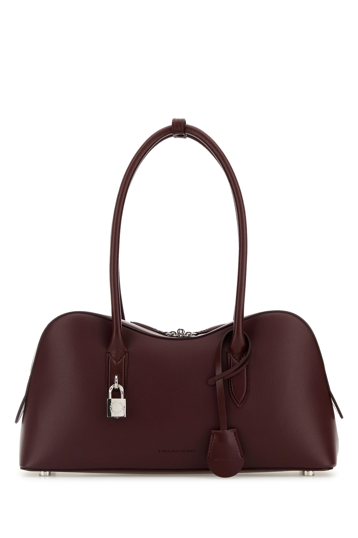 STELLA MCCARTNEY 버건디 합성 소재 레더 라이더 미디엄 숄더백 7B0138WP0533 6017