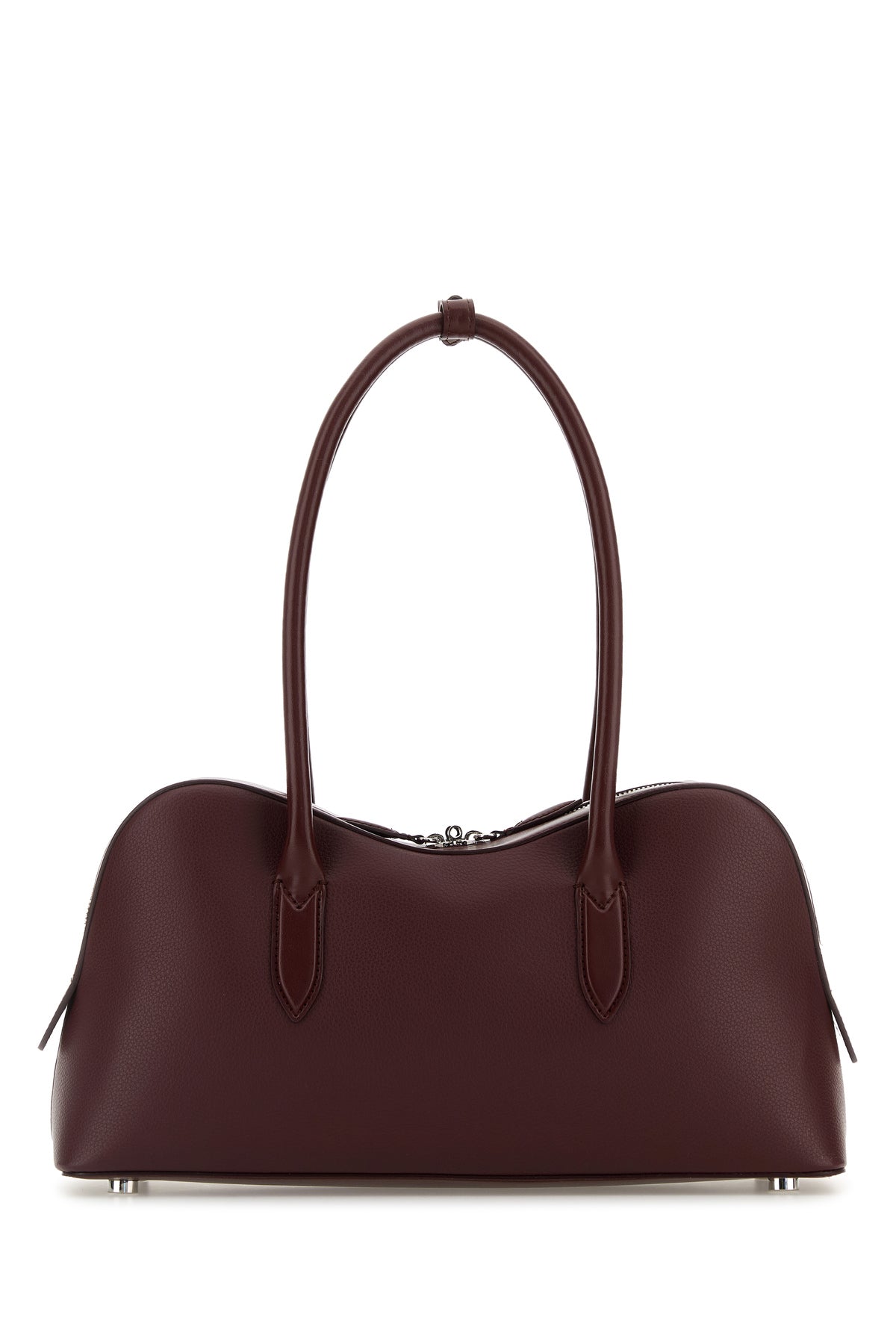 STELLA MCCARTNEY 버건디 합성 소재 레더 라이더 미디엄 숄더백 7B0138WP0533 6017