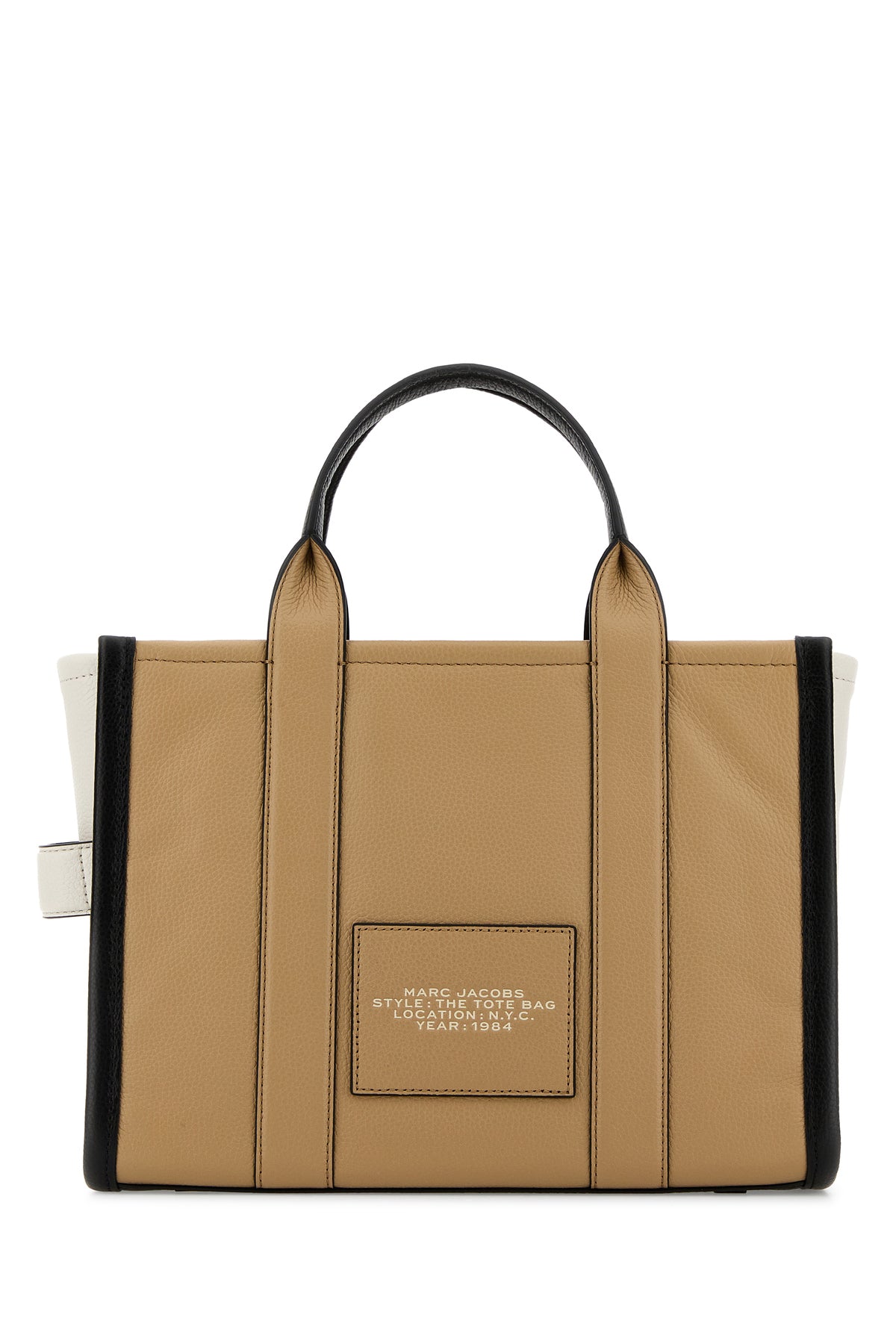 Two-tone leather medium The Tote Bag shopping bag – G&B