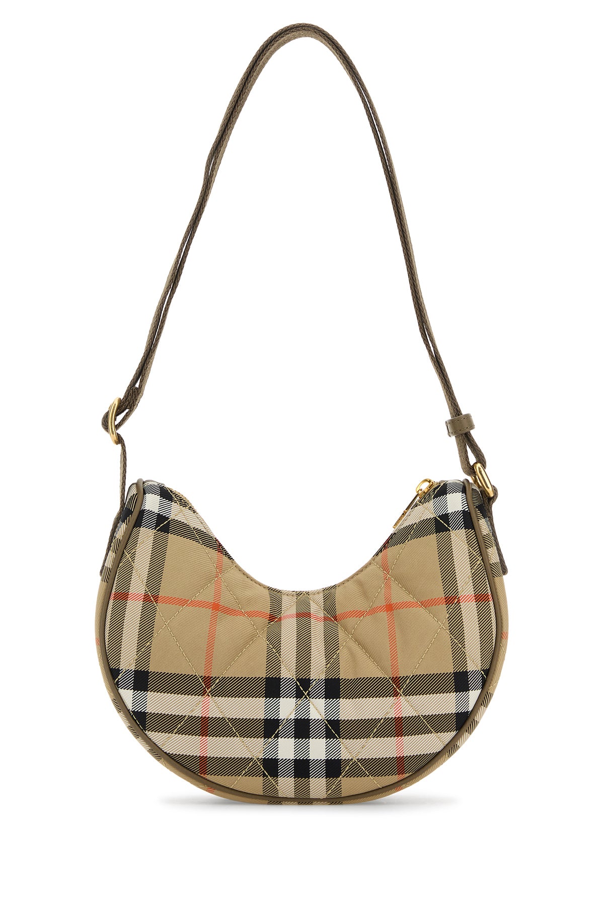 BURBERRY Embroidered Canvas Crossbred Bag