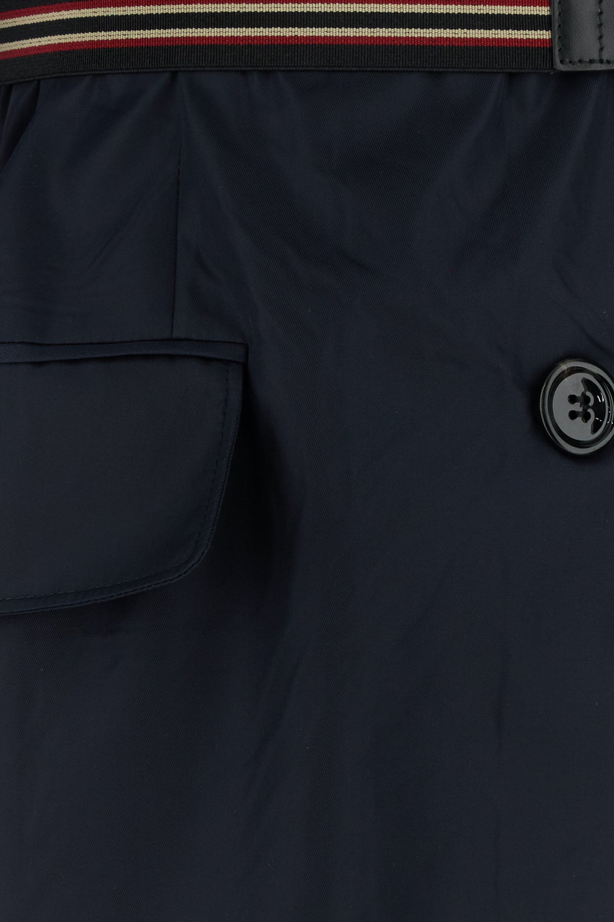 Midnight blue Re-Nylon trench coat – G&B