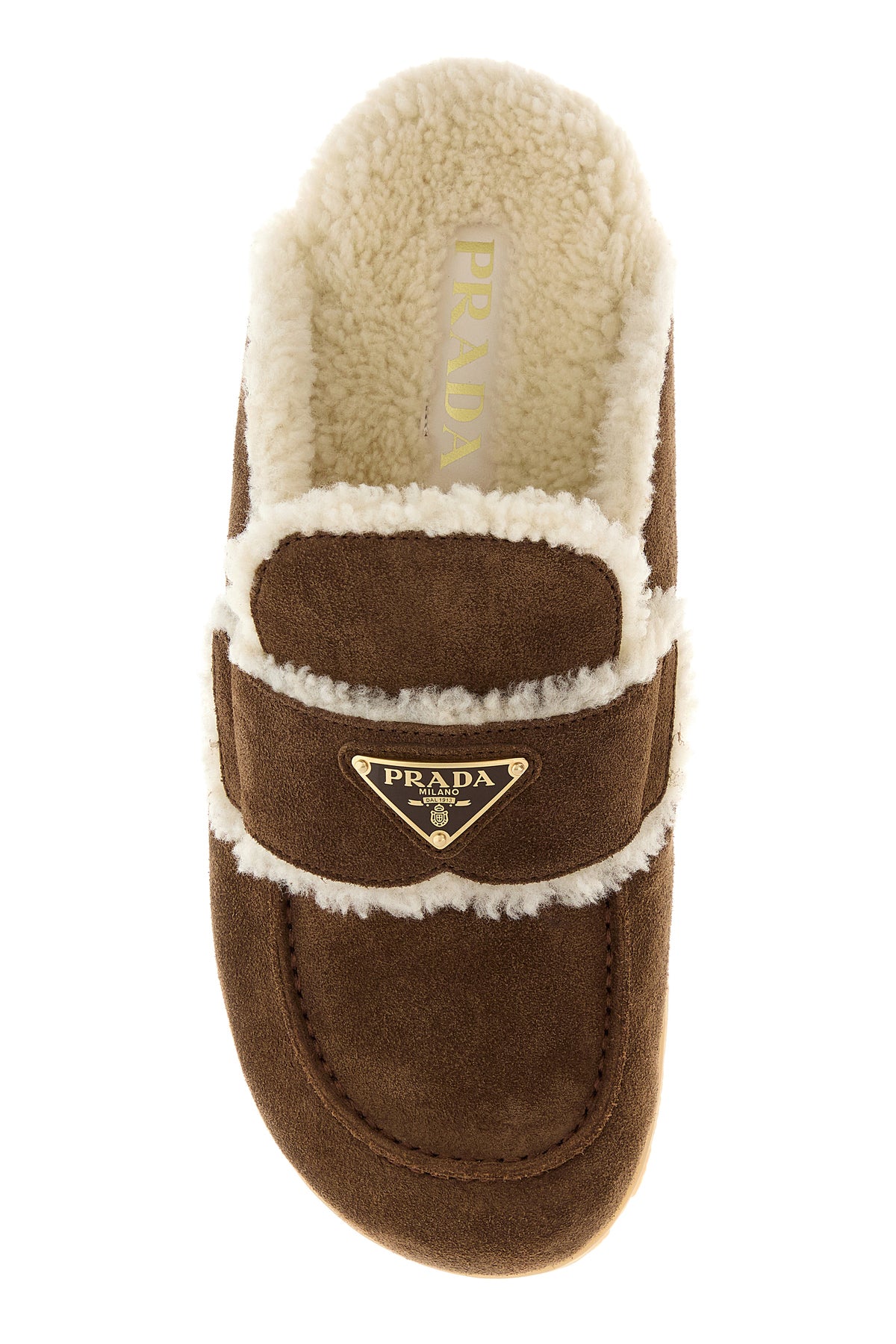 Brown suede slippers – G&B
