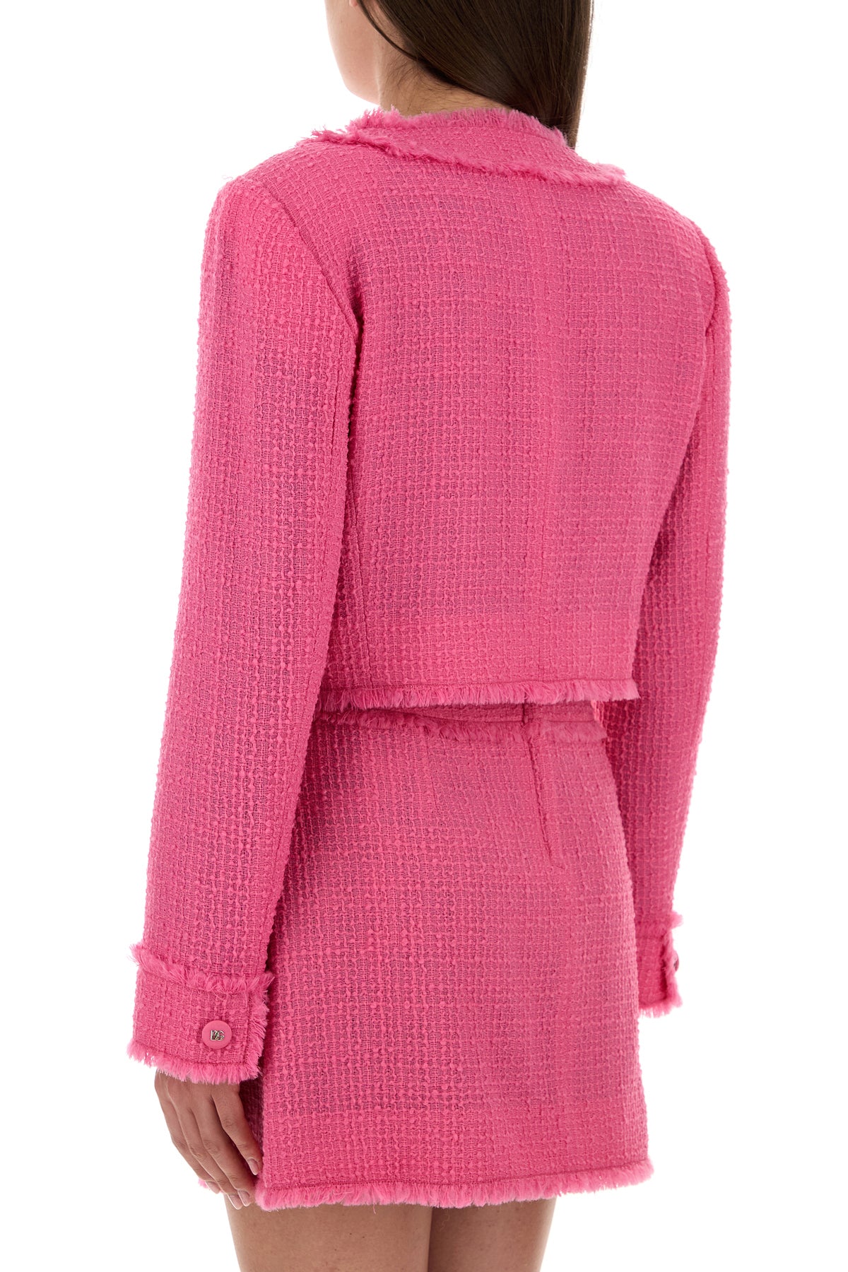 Fuchsia tweed blazer – G&B