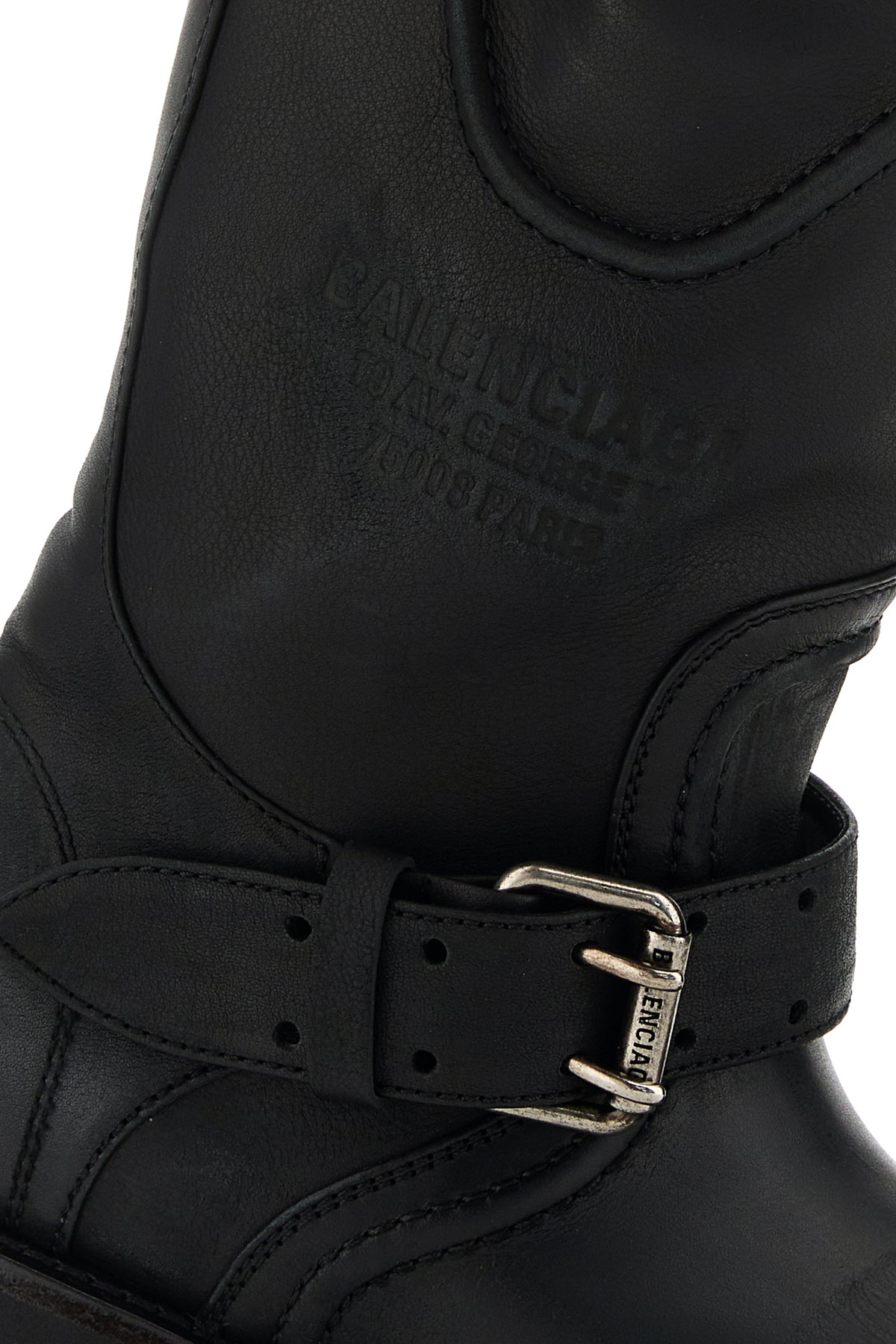 Black leather Venom boots – G&B