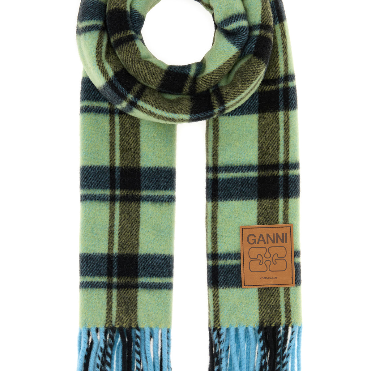 Embroidered wool scarf – G&B