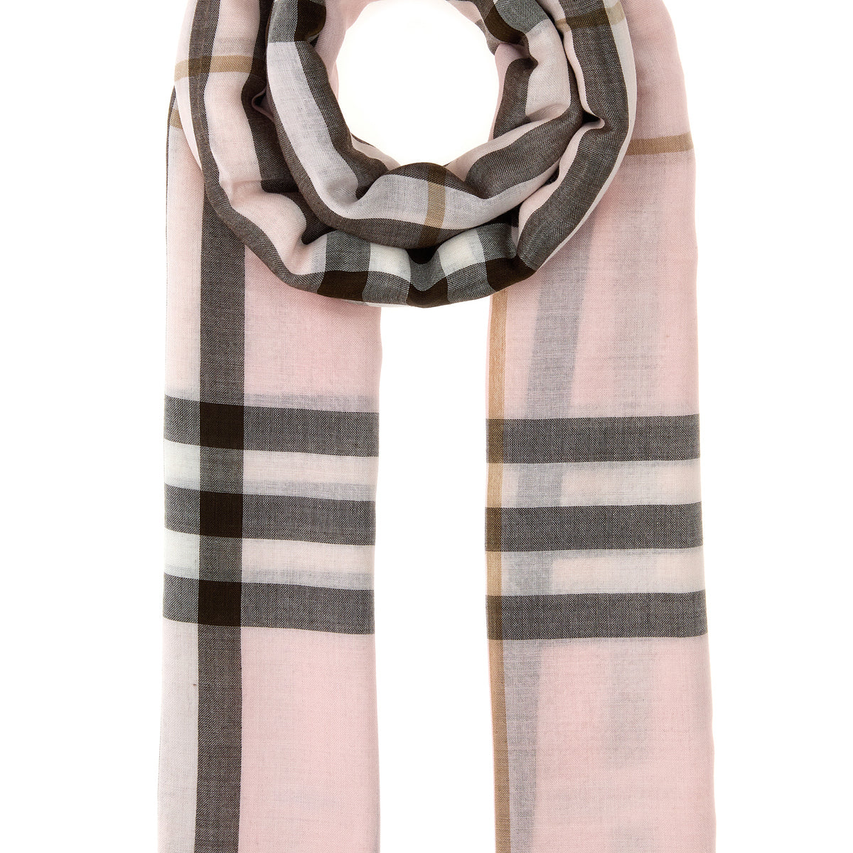 Embroidered wool blend scarf – G&B