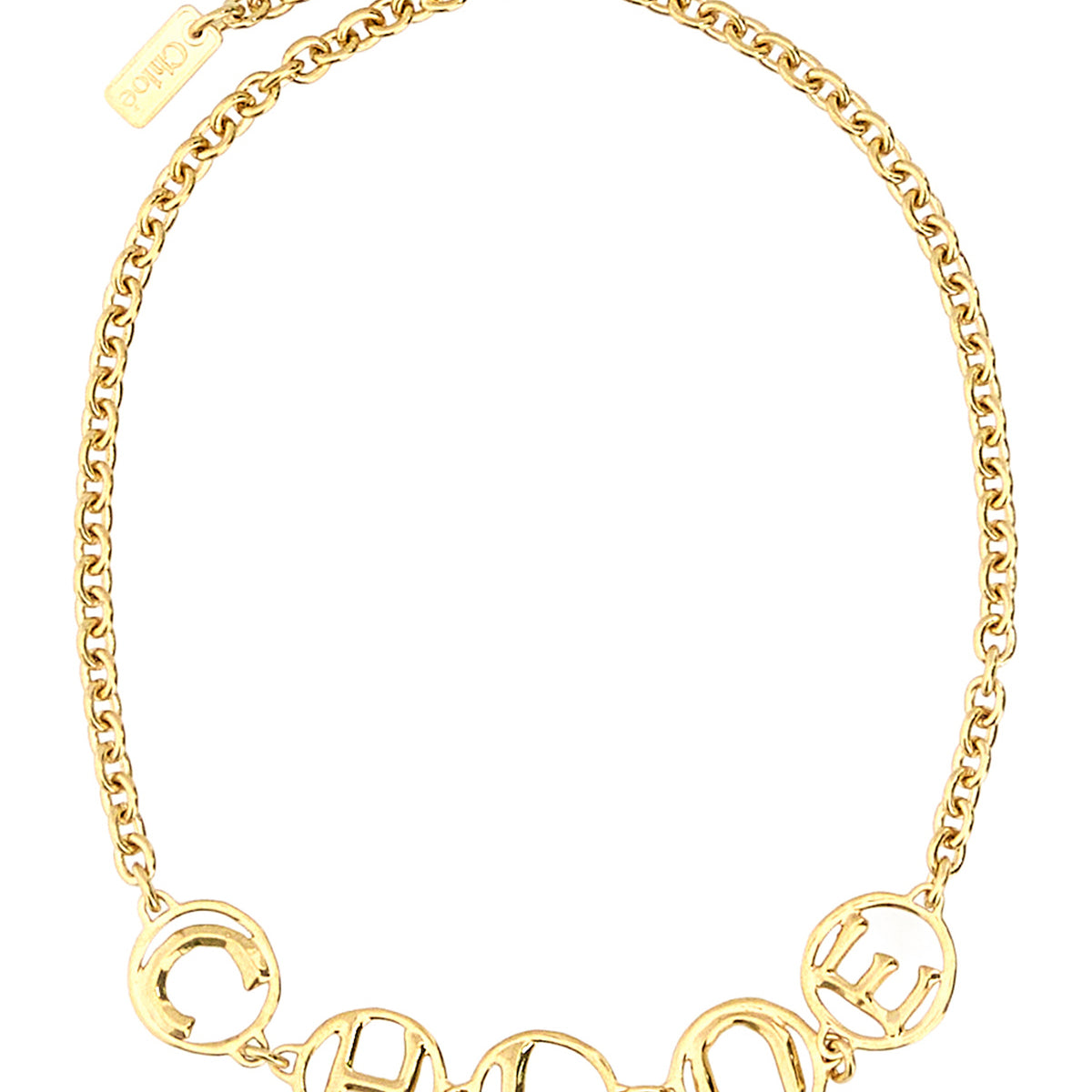 Gold metal Chloé Script chocker – G&B