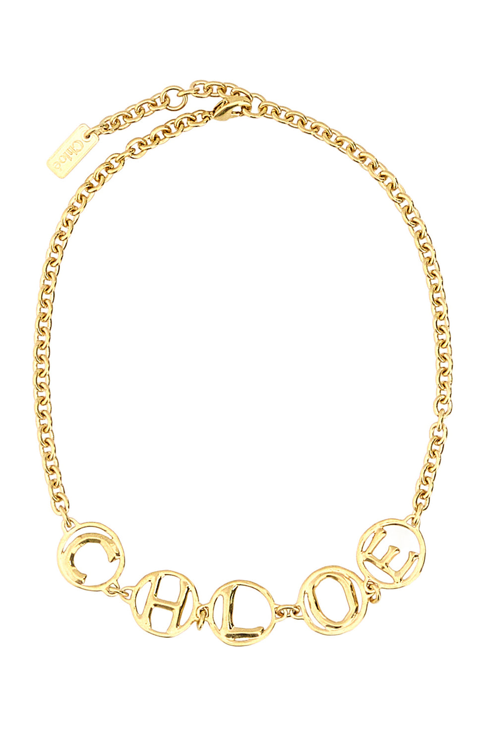 Gold metal Chloé Script chocker – G&B