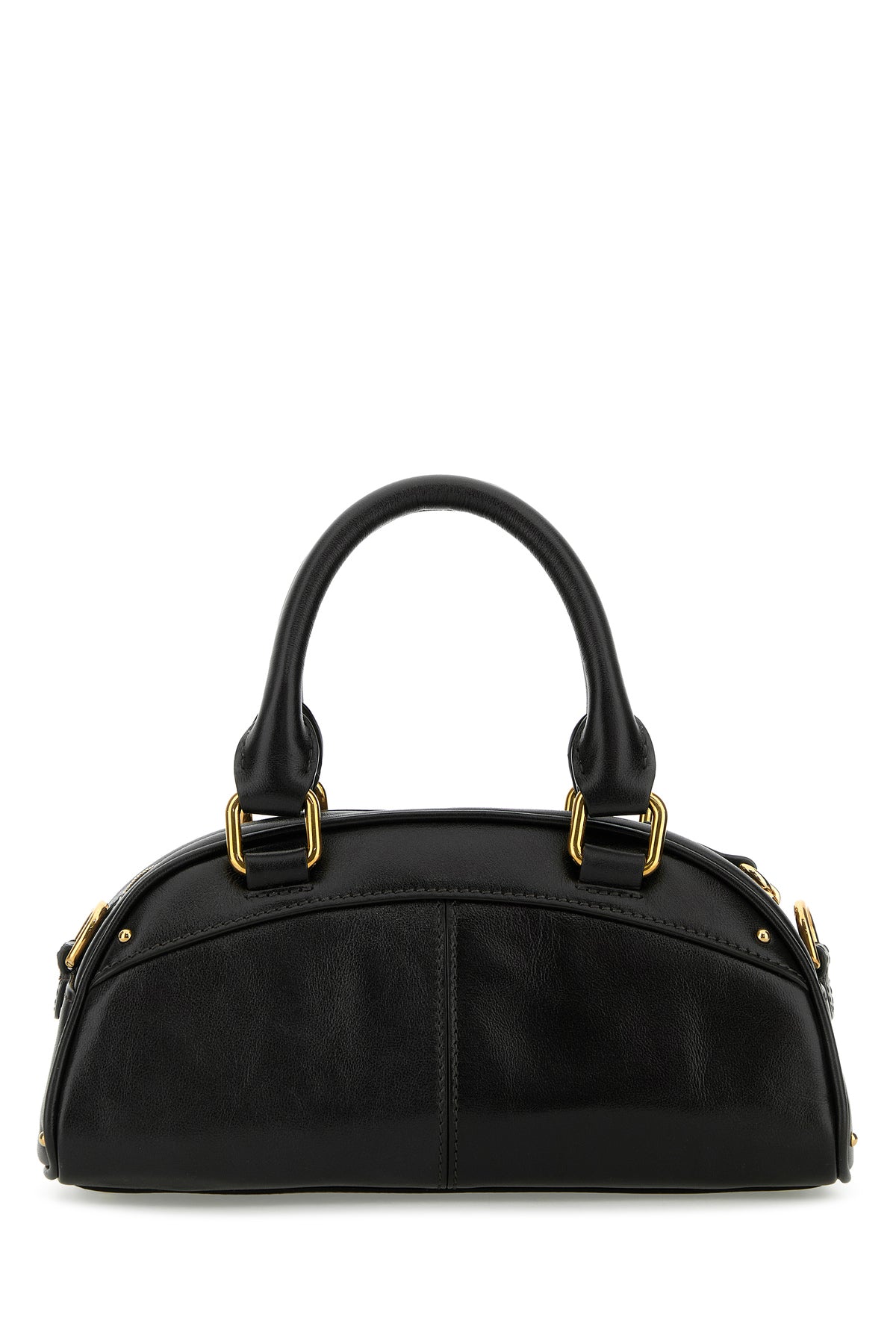 끌로에 블랙 스몰 레더 Bowling Chloé 스몰 핸드백 CH26SS956Q86 001