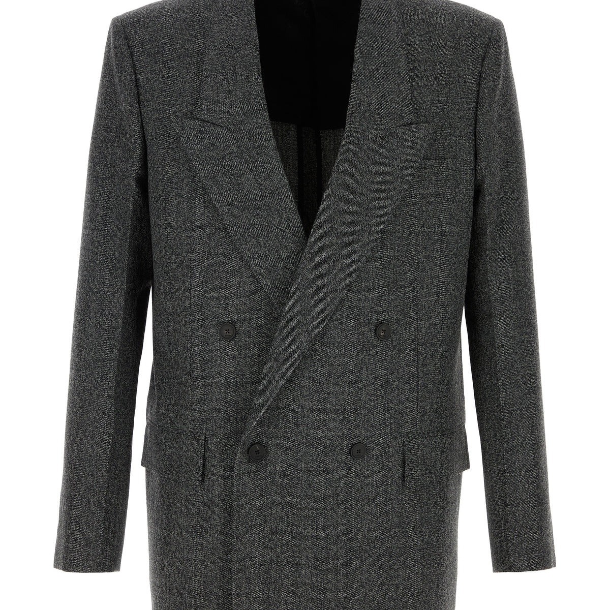 Giacca in lana antracite melangé – G&B