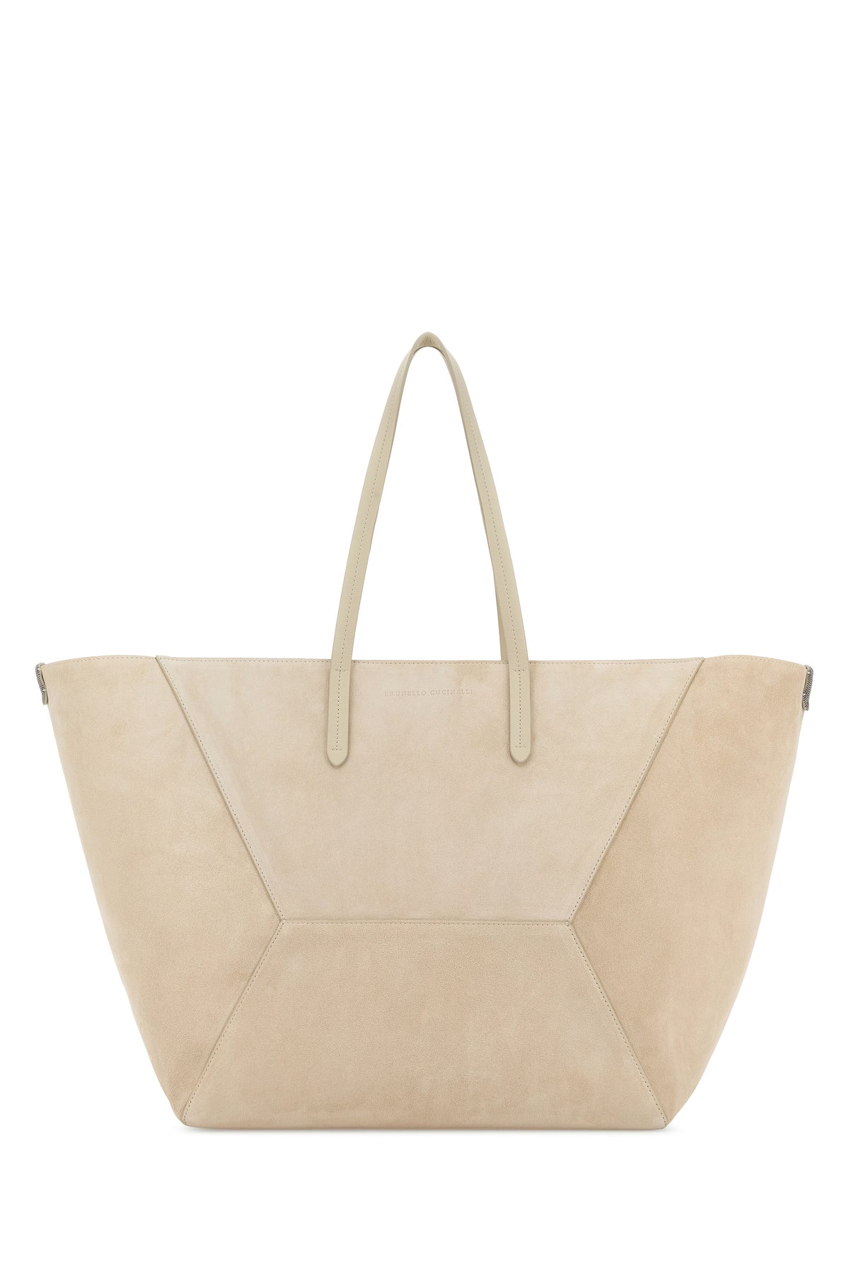 BRUNELLO CUCINELLI 샌드 스웨이드 쇼핑백 MBDLB2572 C8905
