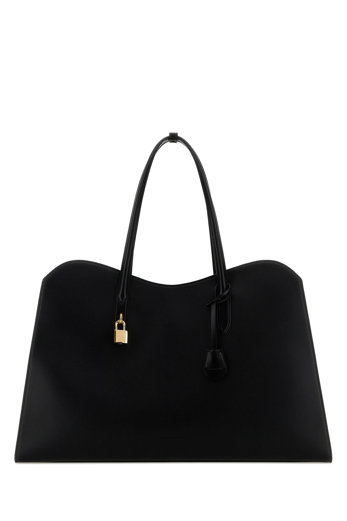 STELLA MCCARTNEY 블랙 합성 소재 레더 라이더 트래블백 7B0193WP0533 1000