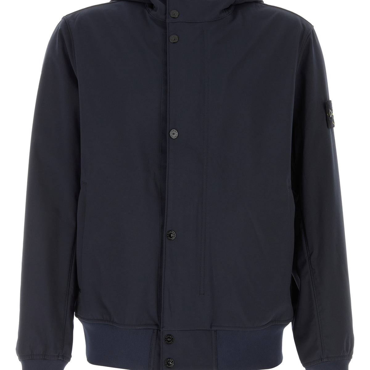 Midnight blue stretch polyester jacket – G&B