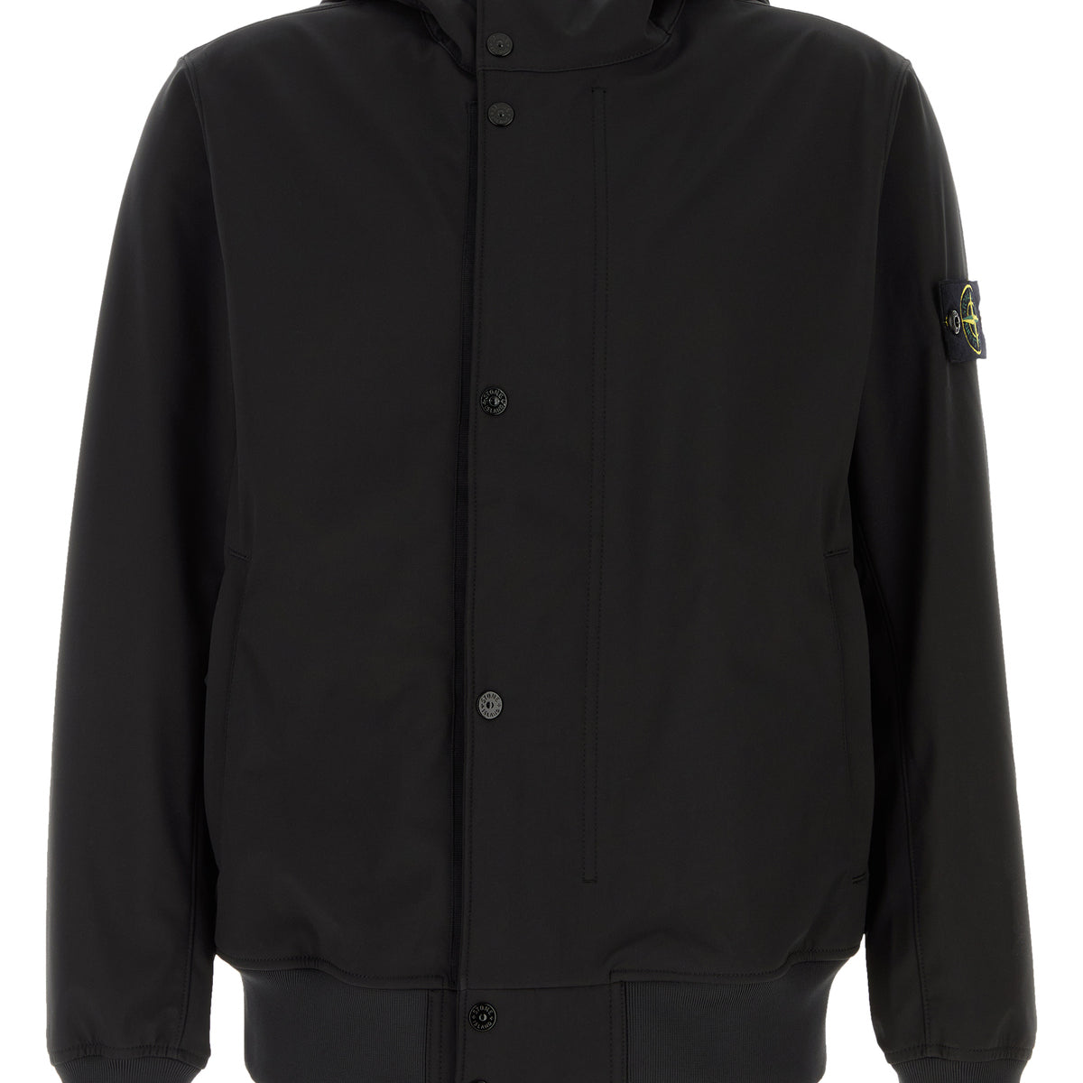 Black stretch polyester jacket – G&B