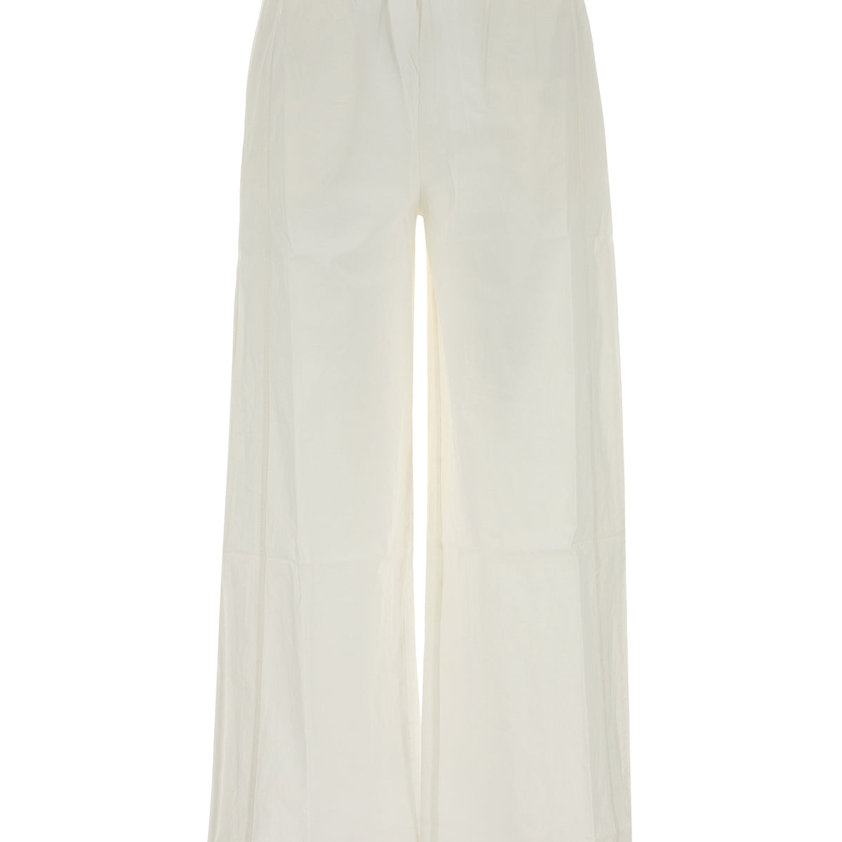 White cotton Devi wide-leg pant – G&B