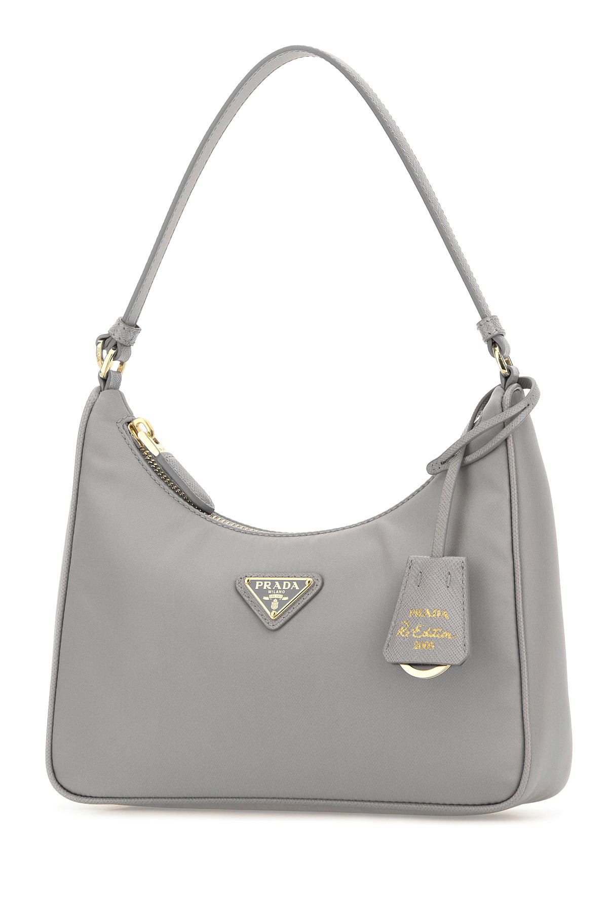PRADA パーティーバッグ グレー Grey Re-Nylon Prada Re-Edition 2005 shoulder bag – G&B