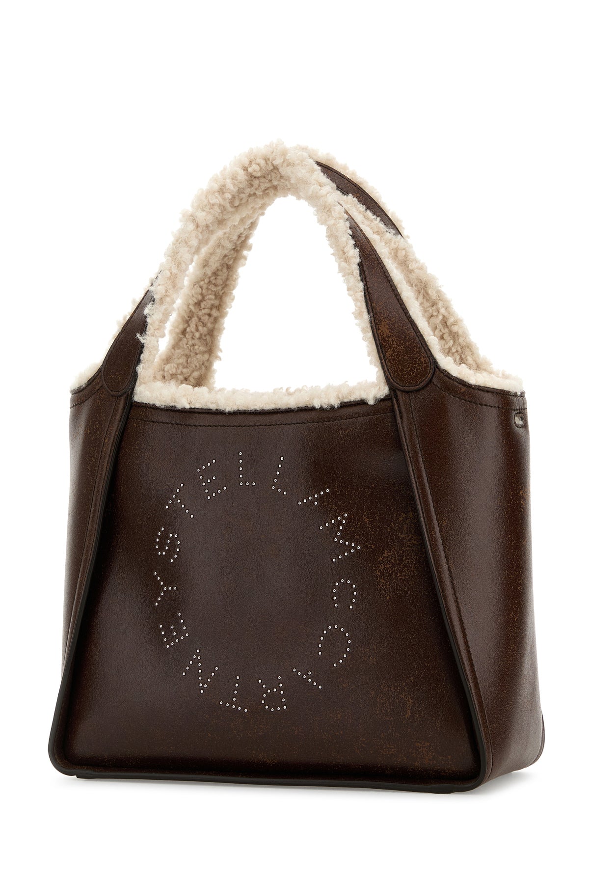 STELLA MCCARTNEY 브라운 알터 매트 스몰 쇼핑백 513860WP0624 2035