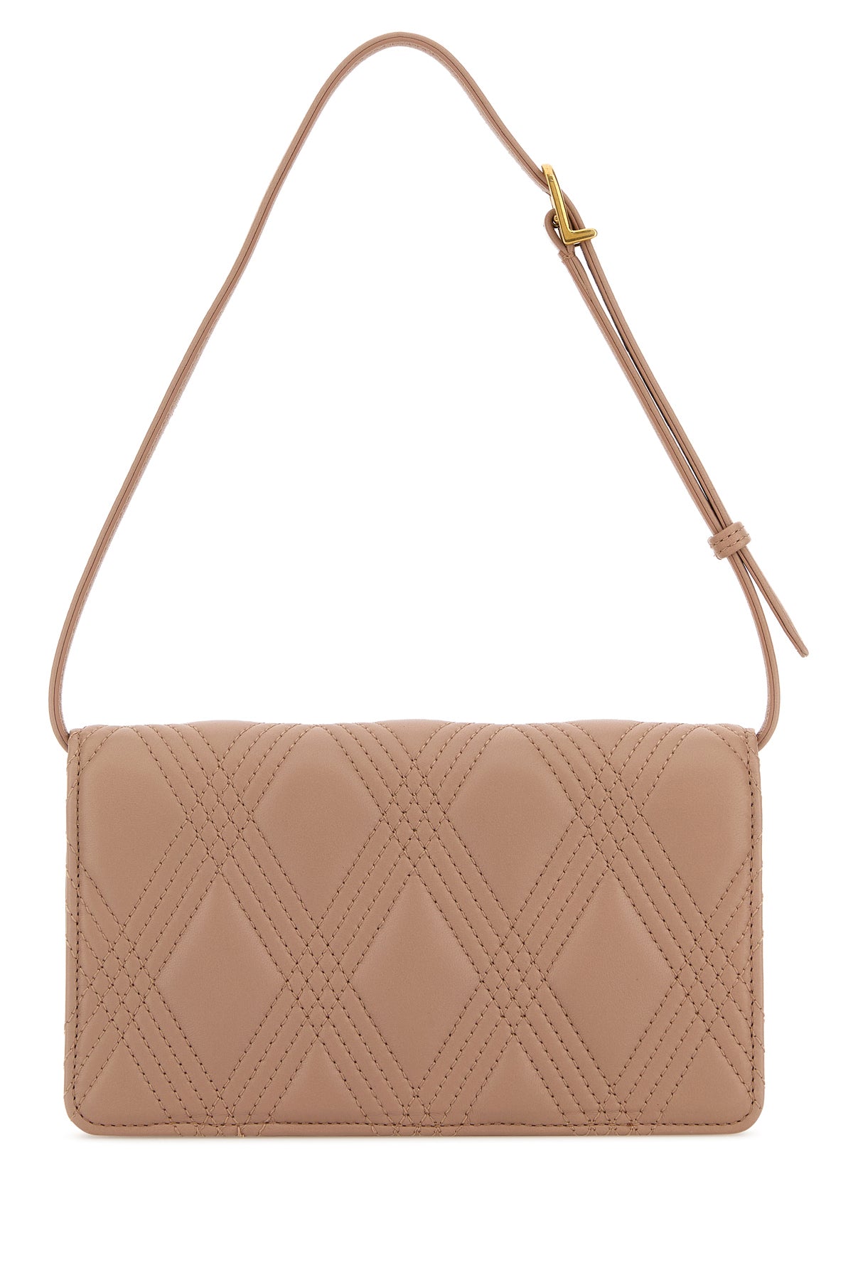 VALENTINO GARAVANI Antiqued 핑크 레더 VLogo 시그니처 숄더백 7W2P0AV2MIC GF9